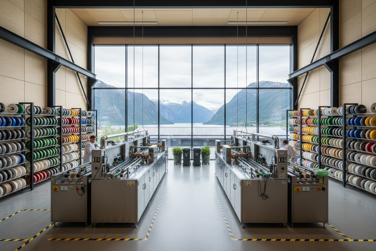 norwegian 3d filament factory 