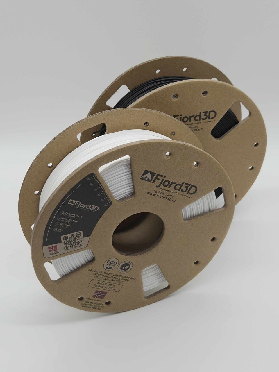 Fjord3D - filament laget i Norge - PLA, ABS, PETG